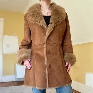 MixIt Suede Fur Coat